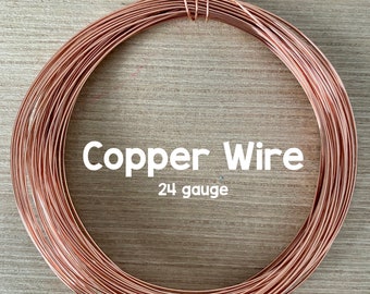 24 Gauge Pure Copper Wire, 12 Meters