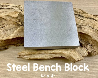 Steel Bench Block, 4x4"