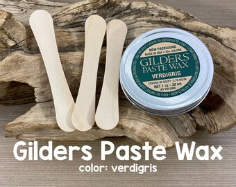 Gilders Paste Wax, Verdigris, Green