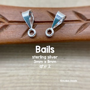 Ciondoli in argento sterling, 2 pezzi