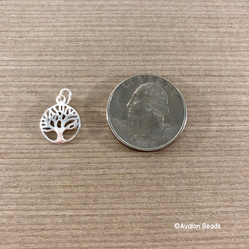 Two Charms Tree Charm Sterling Silver