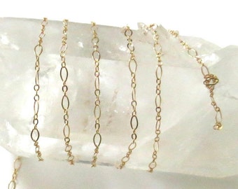 Gold-Filled Chain - Long & Short Links - 4.5x2.5mm - By The Foot