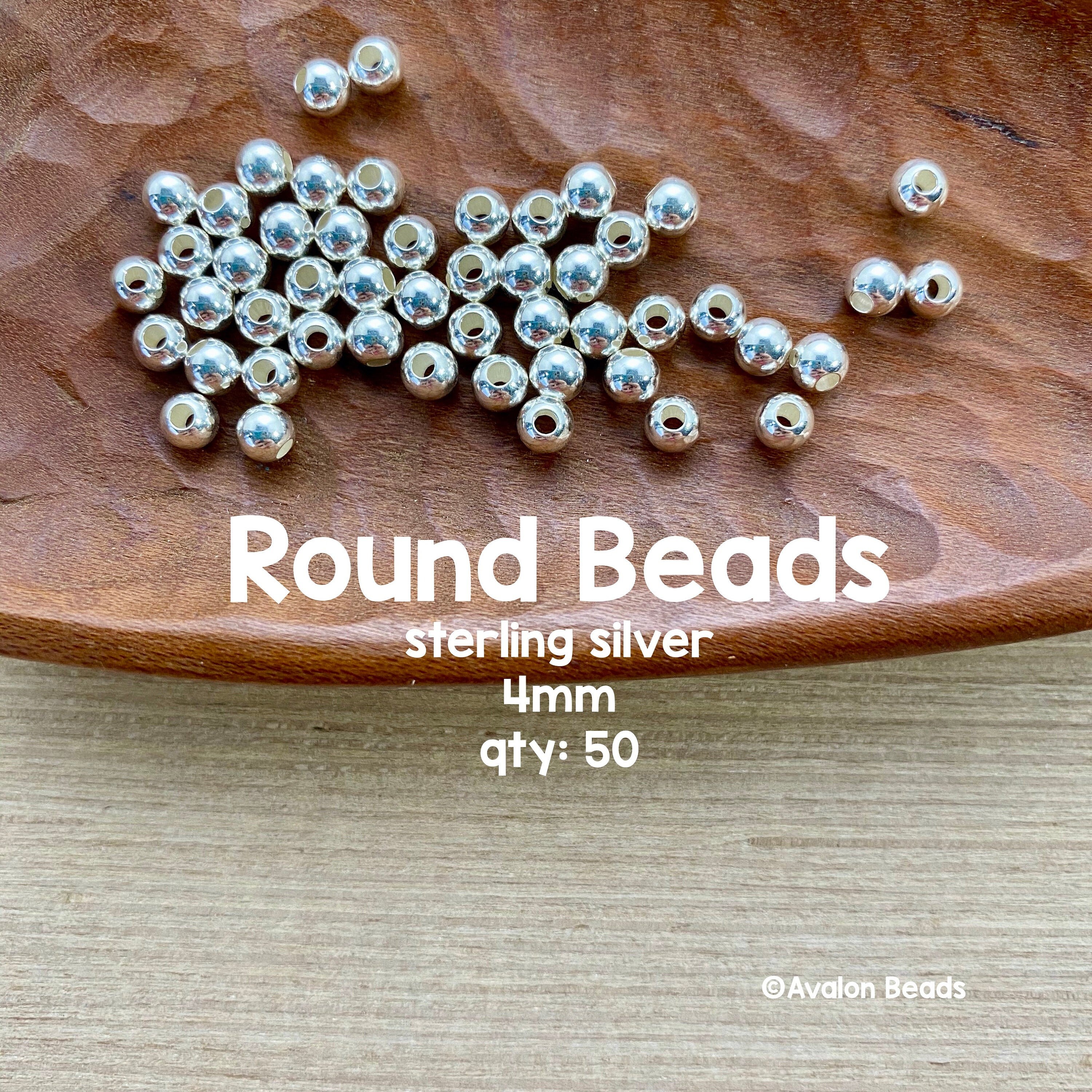 PH PandaHall 925 Perline Distanziatrici In Argento Sterling