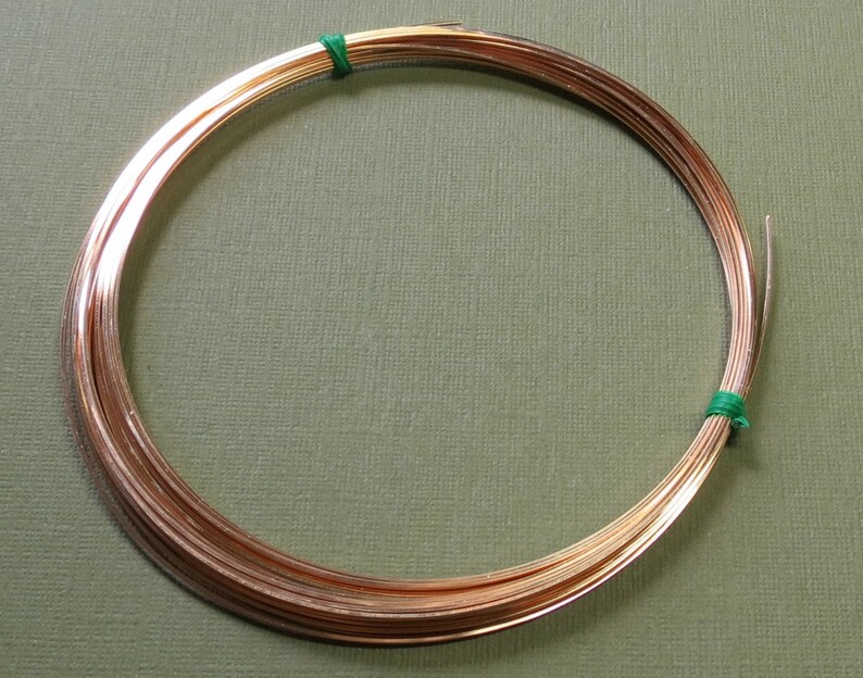 Half-Hard 22 Gauge 3 Feet SQUARE Wire Gold Filled Wire
