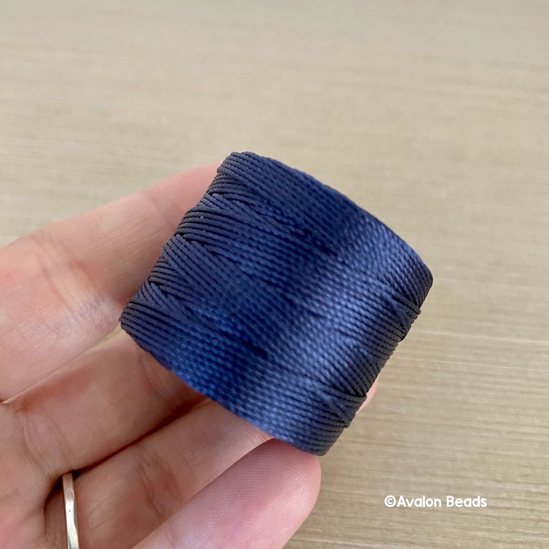 Cordon Nylon S-Lon, Tex 210, Bleu Marine image 2