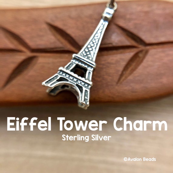 Sterling silver shop eiffel tower charm