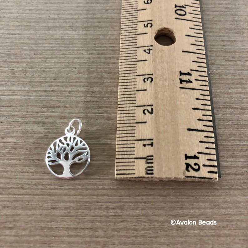 Two Charms Tree Charm Sterling Silver