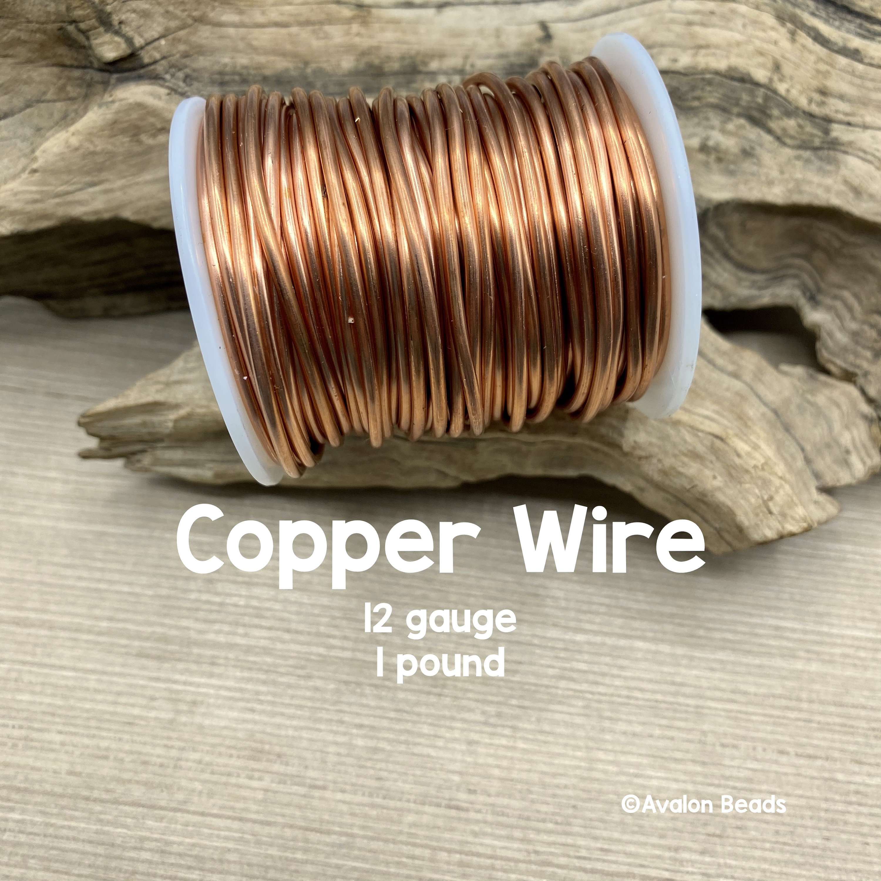 12 Gauge Copper Wire 1 Pound Coil Approximately 51 Feet Etsy UK