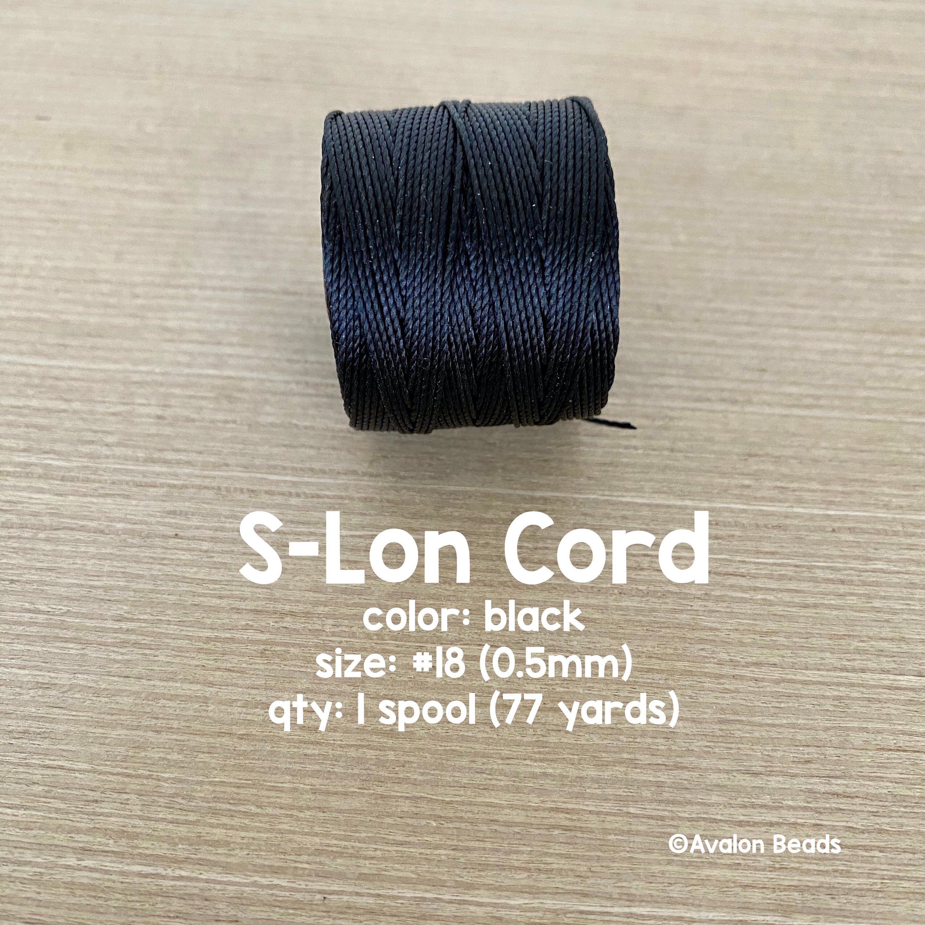 SLON beading cord - tex 135 super fine nylon beading cord