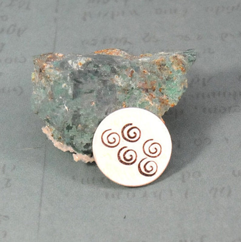 3mm Small Swirling Design Boogie Swirl Metal Stamp ImpressArt