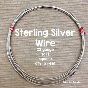 Sterling Silver 22 Gauge Square Wire