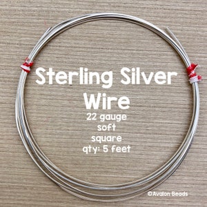 Sterling Silver 22 Gauge Square Wire