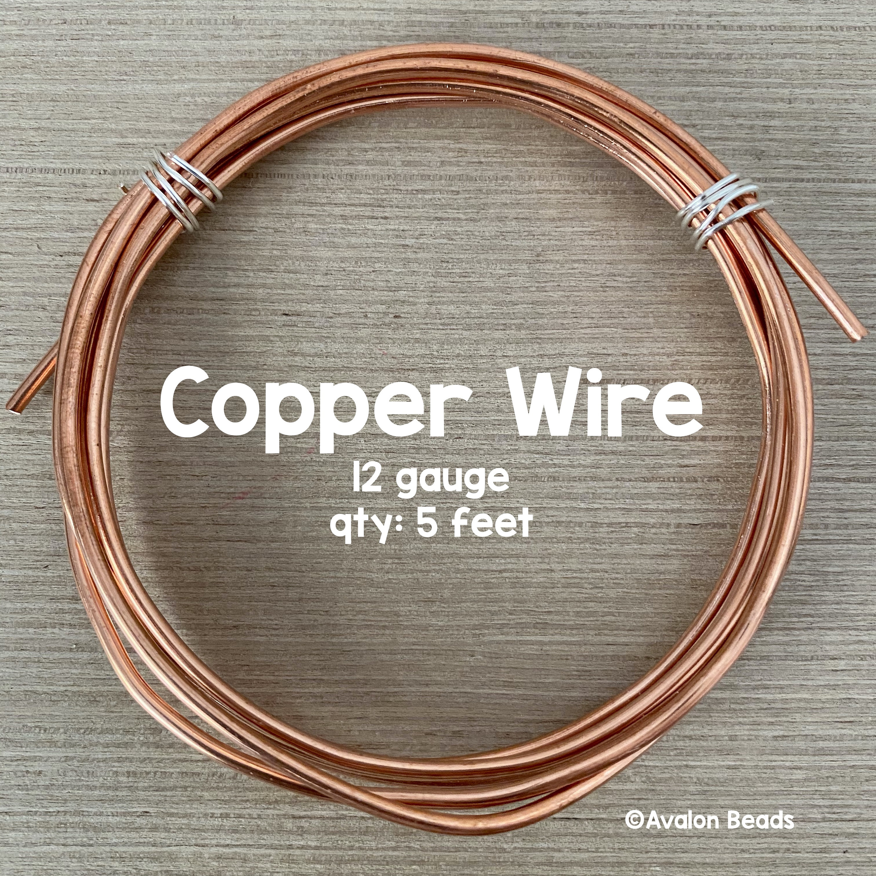 Copper Beading Wire Mix, 22 Gauge, 12pc