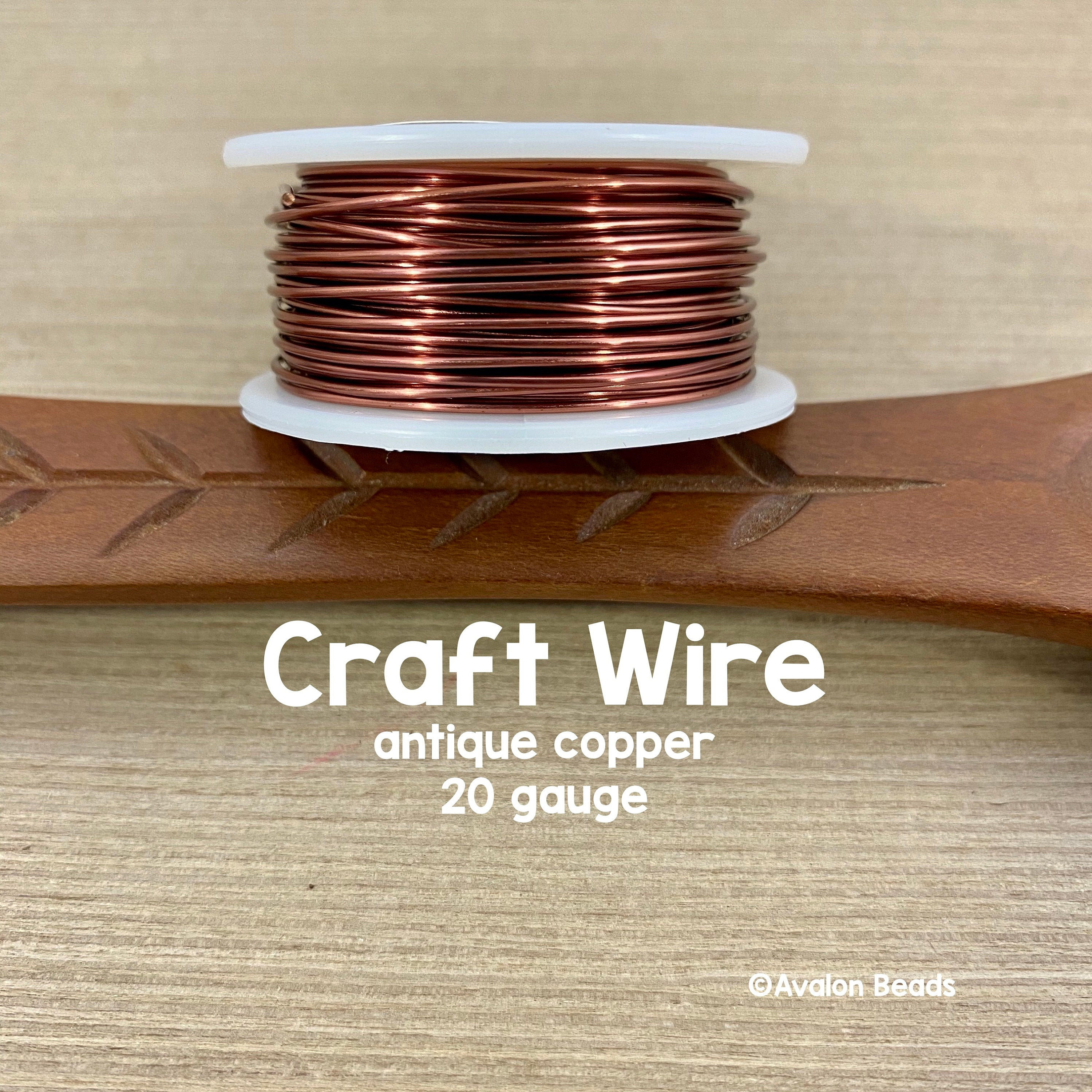20 Gauge Antique Copper Wire, 10 Yards 