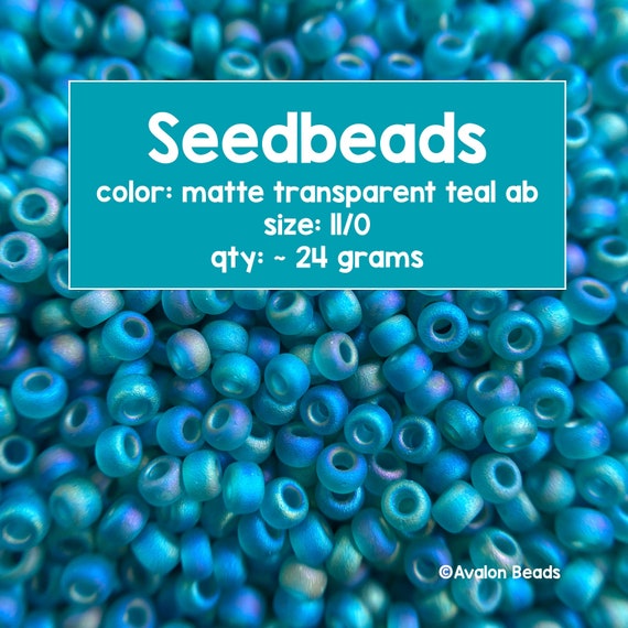 6-2405FR, Miyuki 20g Matte Transparent Teal AB 6-2405FR, Miyuki 20g Matte Transparent Teal AB