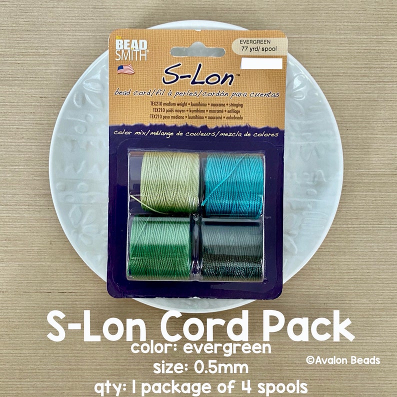 S-Lon Nylon Cord PackTex 210, Evergreen image 1