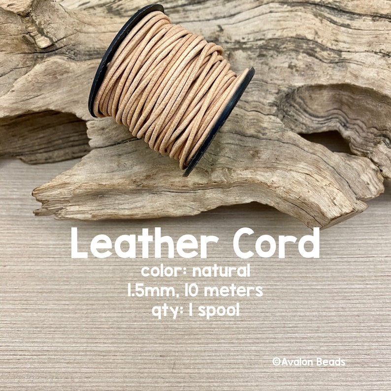 Leather Ranking TOP8 Cord - Color Max 55% OFF 1.5mm Natural