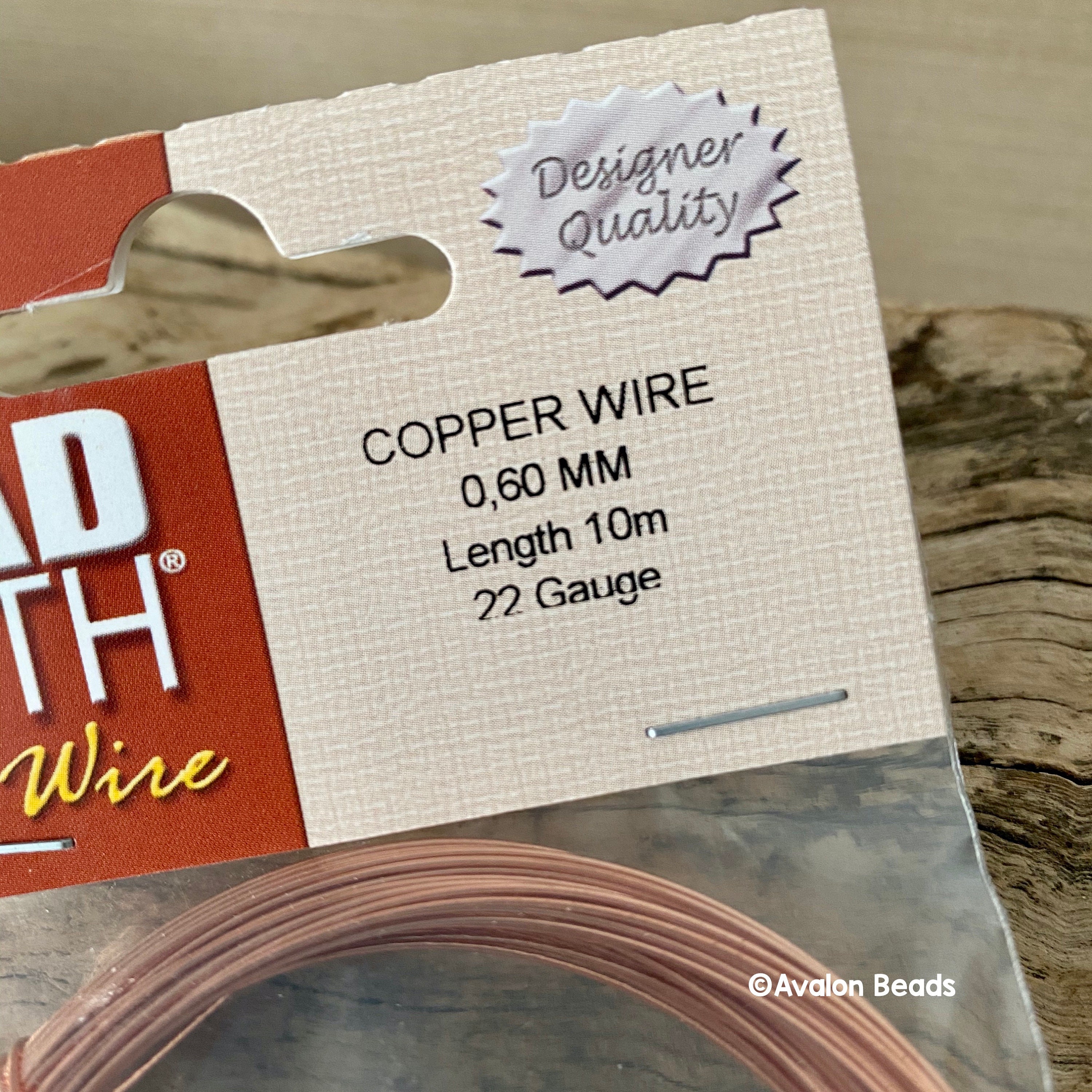 22 Gauge Pure Copper Wire, 10 Meters 
