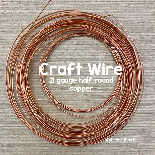 Half Round Copper Wire Etsy