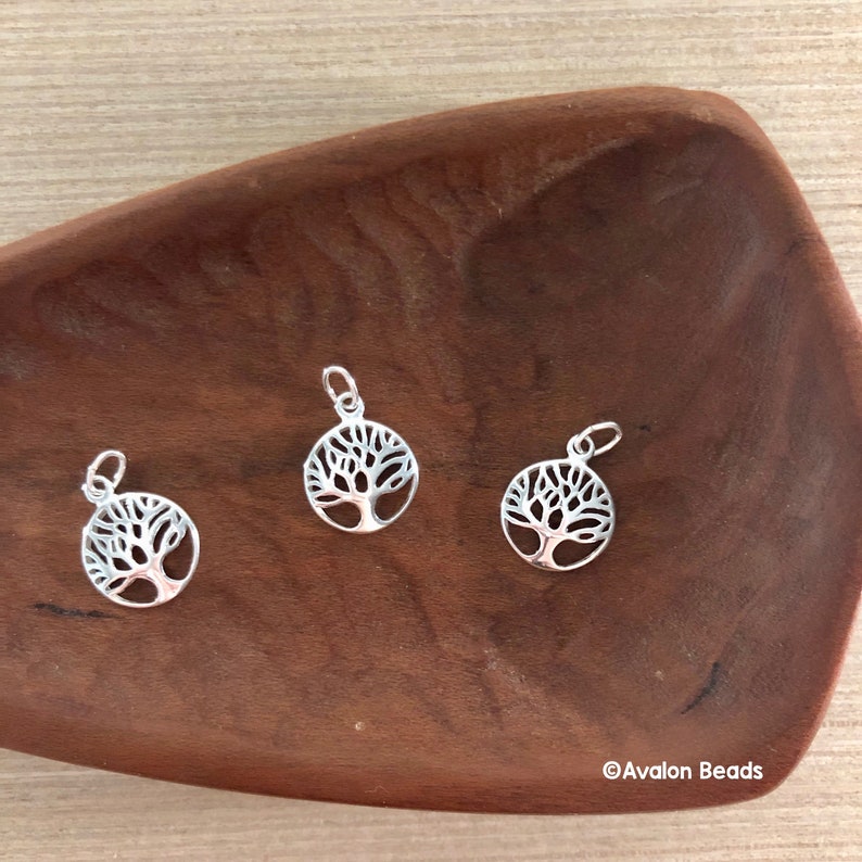 Two Charms Tree Charm Sterling Silver