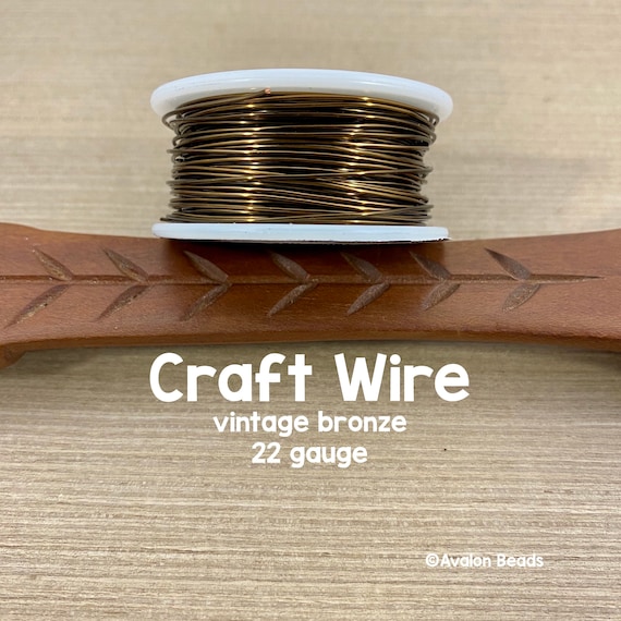 22 Gauge Vintage Bronze Wire, 15 Yards