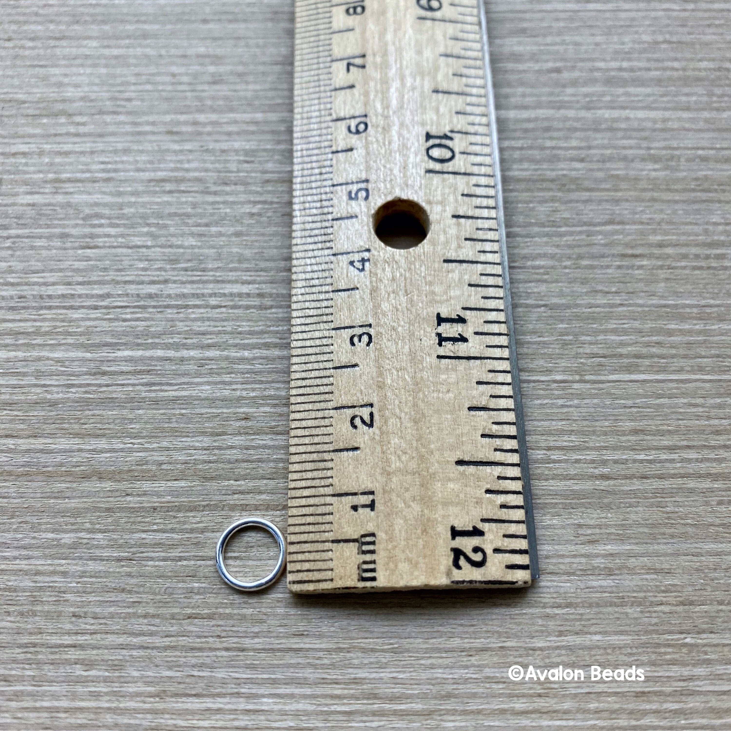 Sterling Silver Soldered Jump Rings 8mm 10 Pieces Etsy