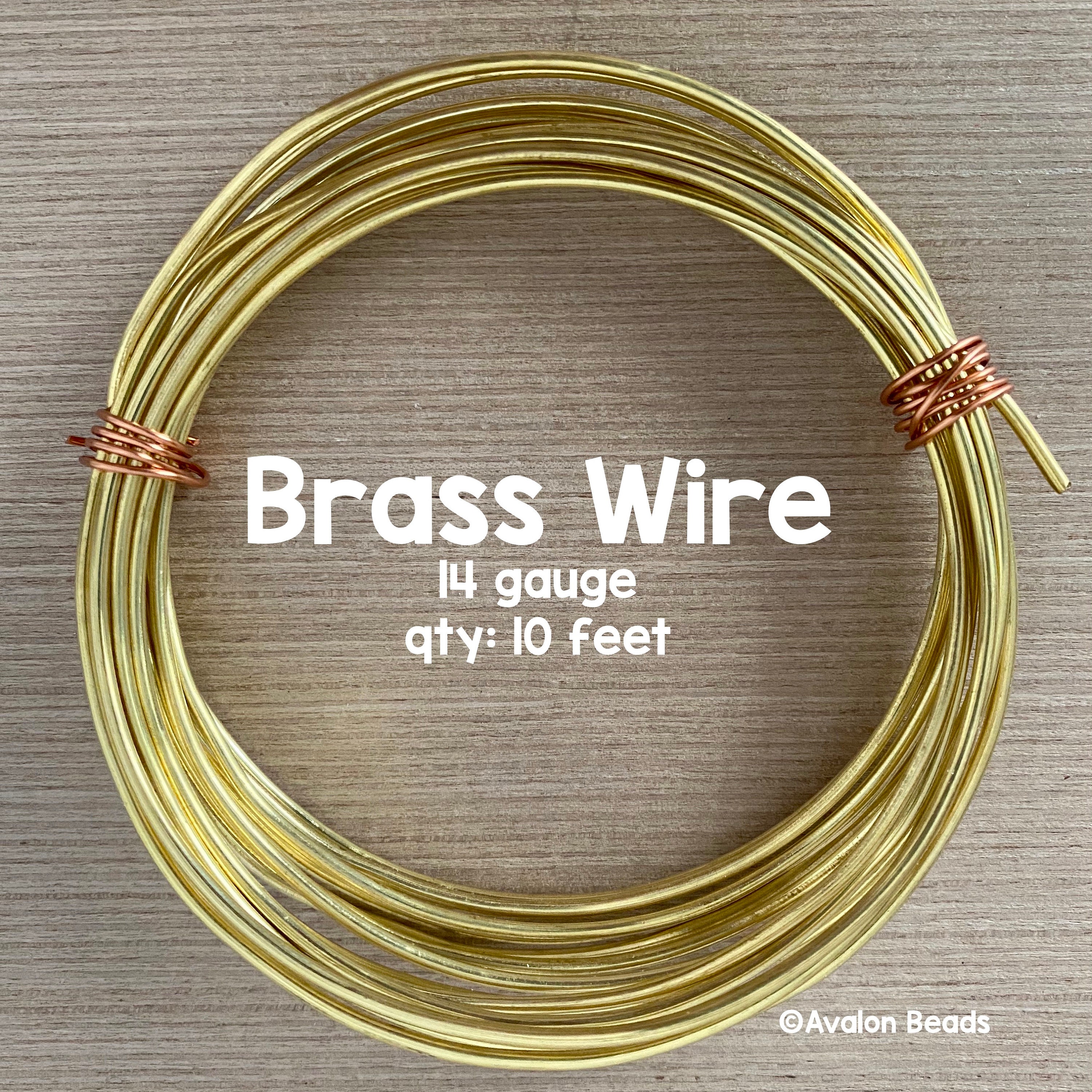 Brass Wire Brass EDM Wire Brass Soldering Wire Brass Bare Wire for  Industrial Use, Jewelry Making, Beading, DIY Art Craft Projects Diameter 16  Gauge