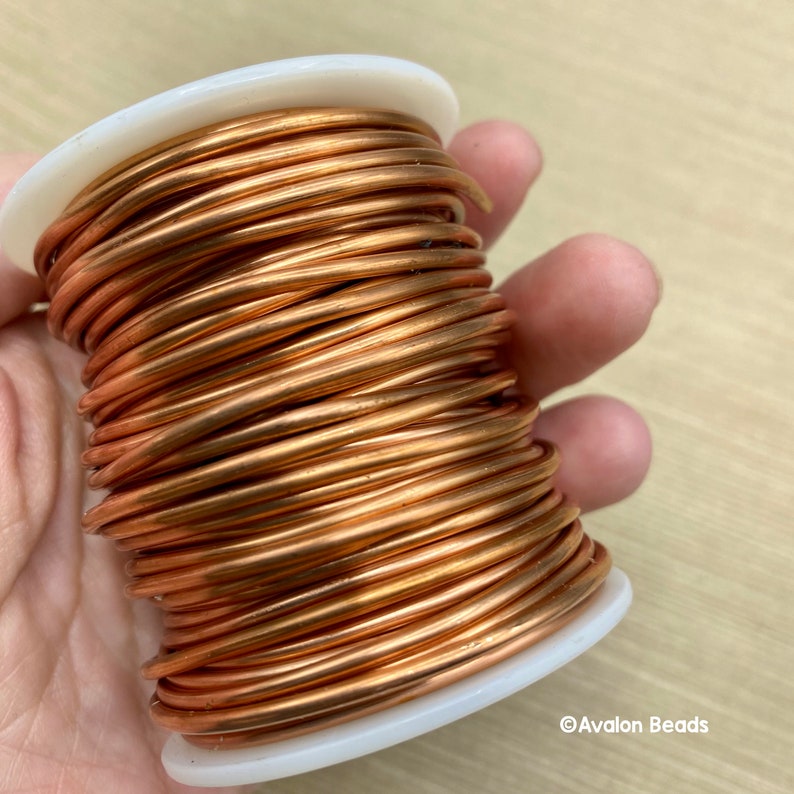 12 Gauge Copper Wire 1 Pound Coil Approximately 51 Feet Etsy UK