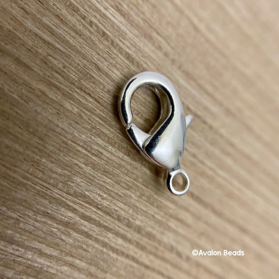 シルバーメッキロブスタークラスプ、15 mm、36 個 - Etsy 日本