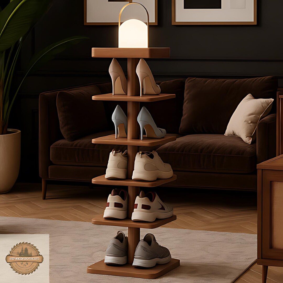 Stepped Rack Solid Wood Stepped Shoe Rack | Staircase Slope Shoe Cabinet | Multi ...