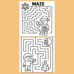 Christmas Mega Activity Book | 60 Pages | Coloring, Tracing, Mazes, | I ...