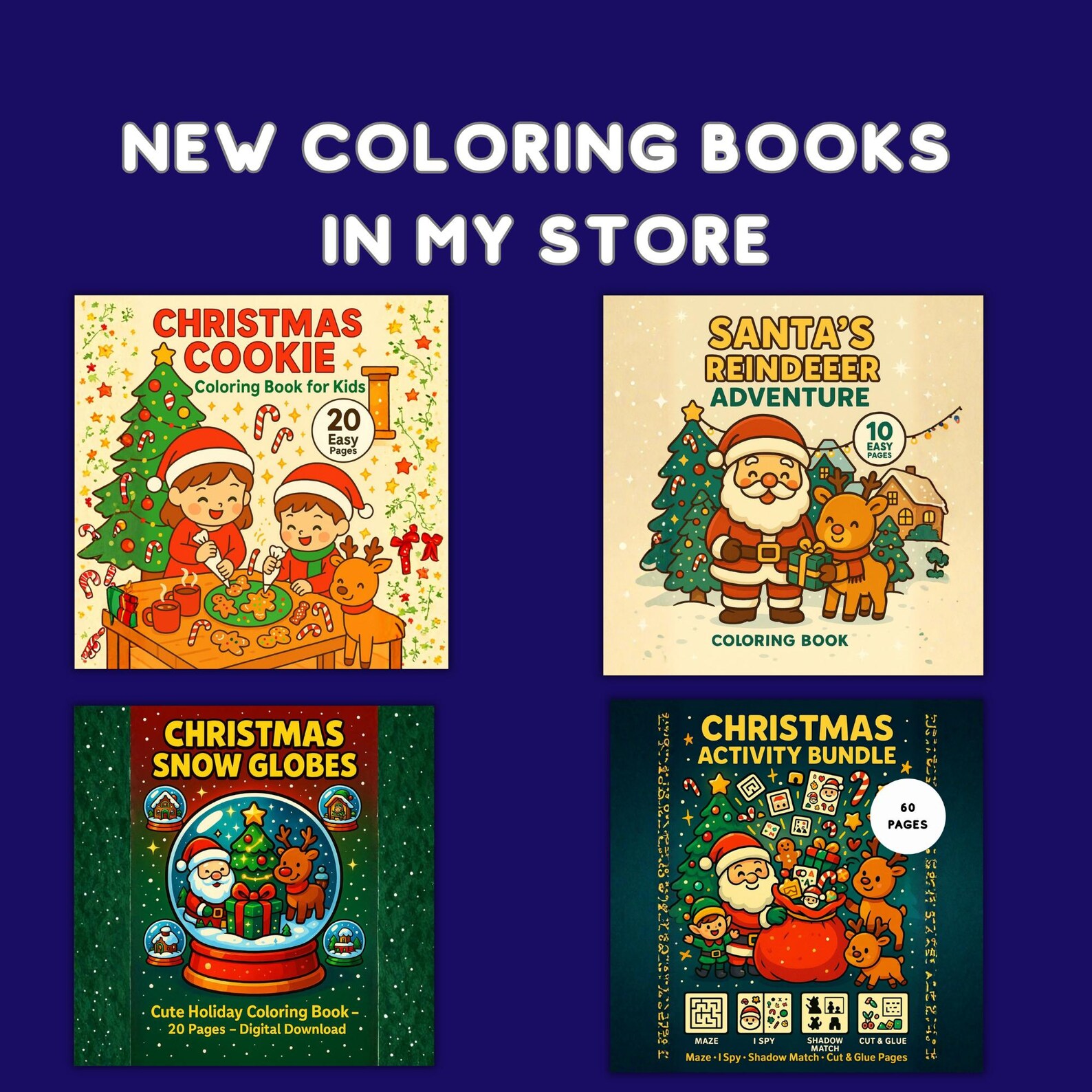 Cozy Christmas Doors Coloring Book for Kids | Cute Holiday Coloring ...