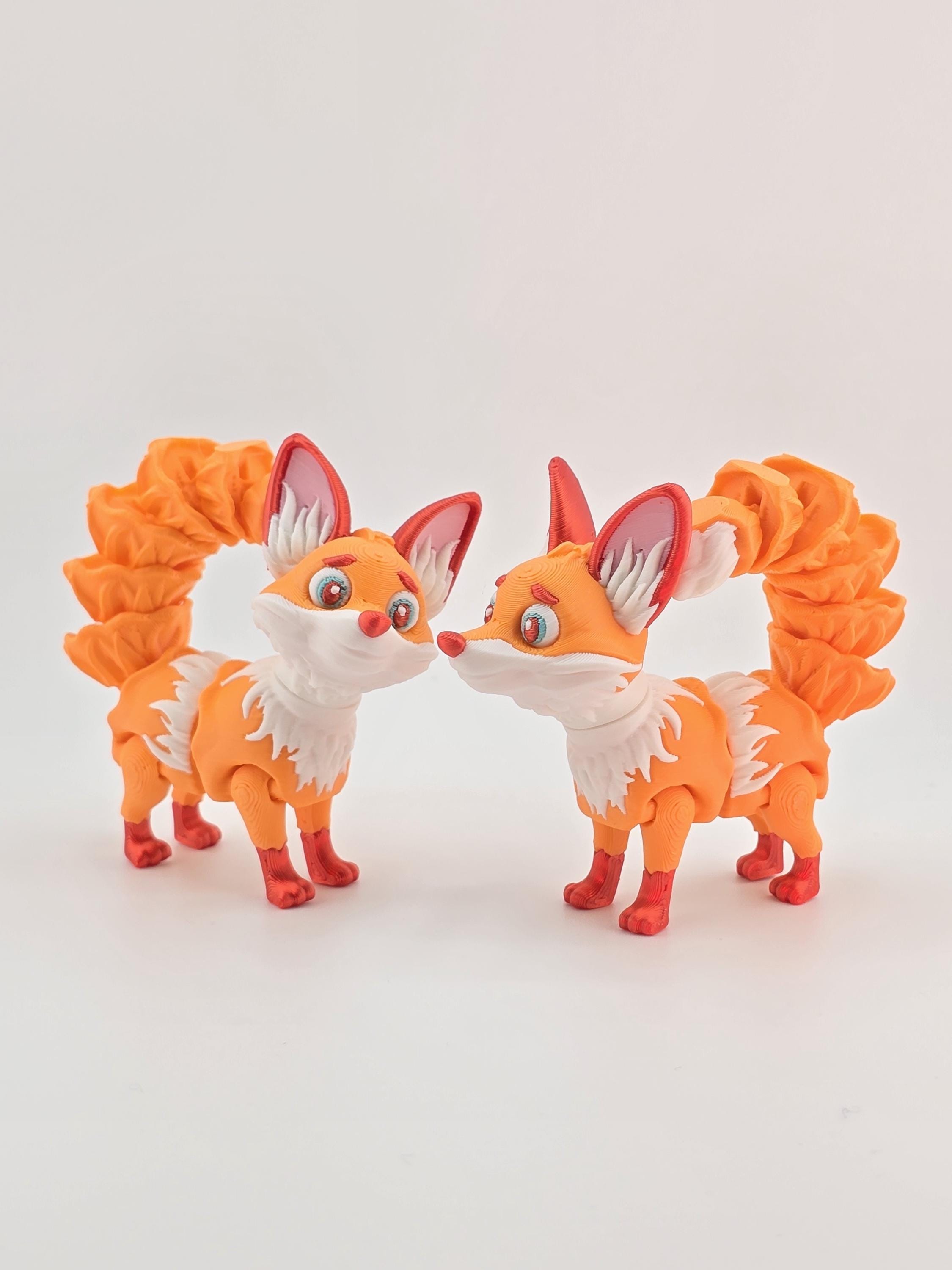 Flexi Fox – Print-in-place Articulated 3D Printer File (STL + 3MF