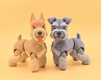 Flexi Schnauzer – Stampa 3D articolata (DOWNLOAD DIGITALE)