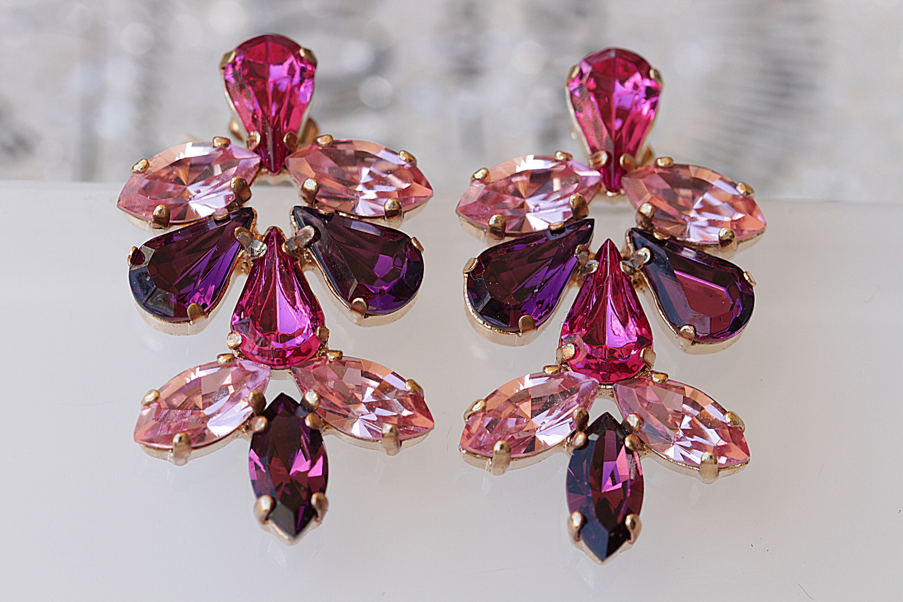 Fuchsia store statement earrings