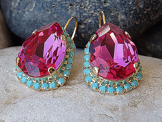 Chandelier CLIP on Earrings, Rhinestone Pink Earrings, Dangle Crystal  Earrings, Bridesmaids Earrings 3.5 Inch, Gift for Her - Etsy | Bridesmaid  earrings, Pink earrings, Belly dance jewelry