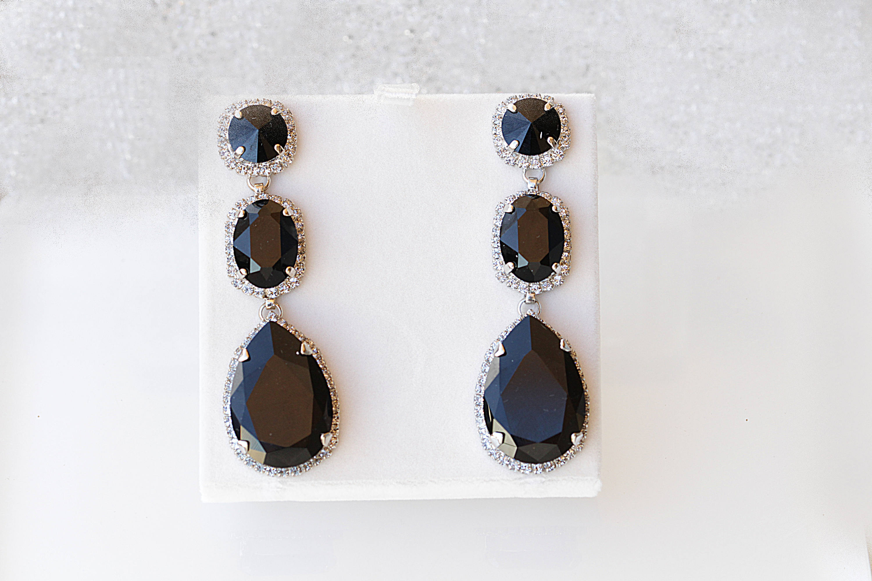 Atentuyi Orecchini Di Cristallo A Goccia Argento Antico Boho Lapadario Orecchini Gea Zingara - Foto 5