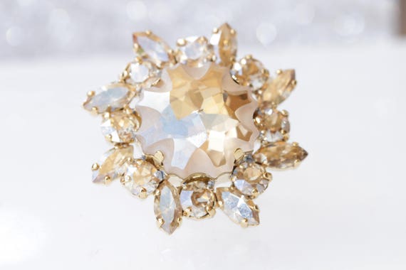Cluster ring etsy deals