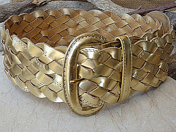 gold braided belt