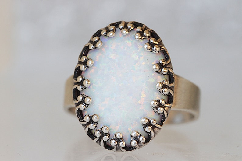 Fashion Silver Filled White Fire Opal Boucles d/'oreilles Créoles Pour Femmes Mariage Bijoux