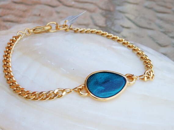 Dainty turquoise bracelet sale