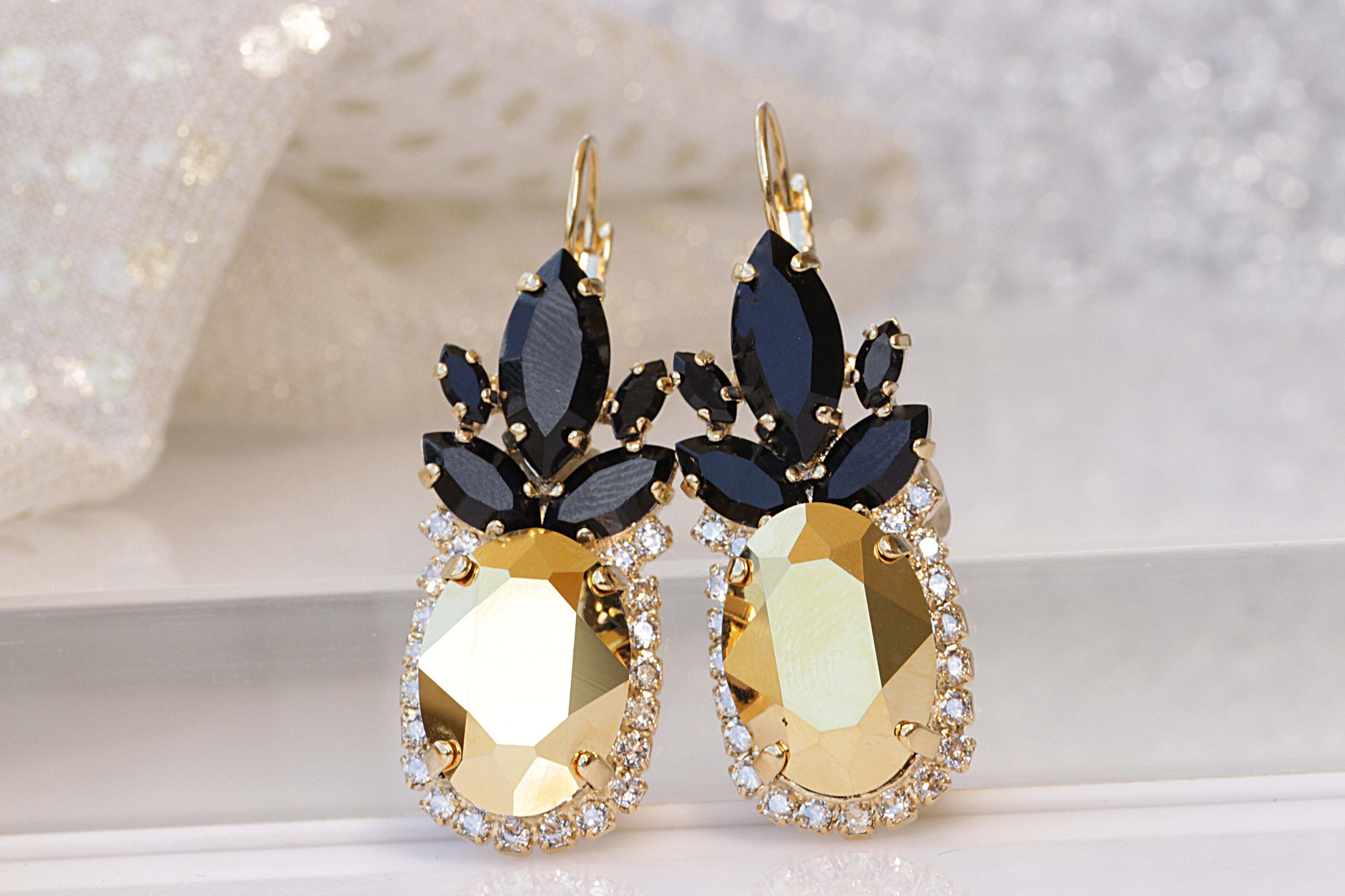 statement earrings evening