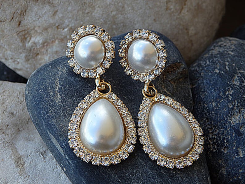 Bittersweet Designs Maya Necklace Ivory Pearls