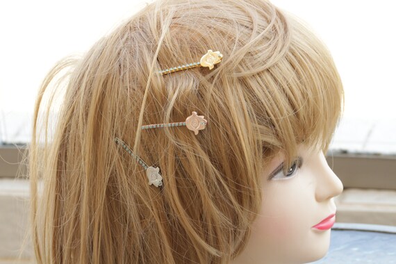 EYE BOBBY PINS Girls Bobby Pin Wedding Hamsa Hair Pins Bridal