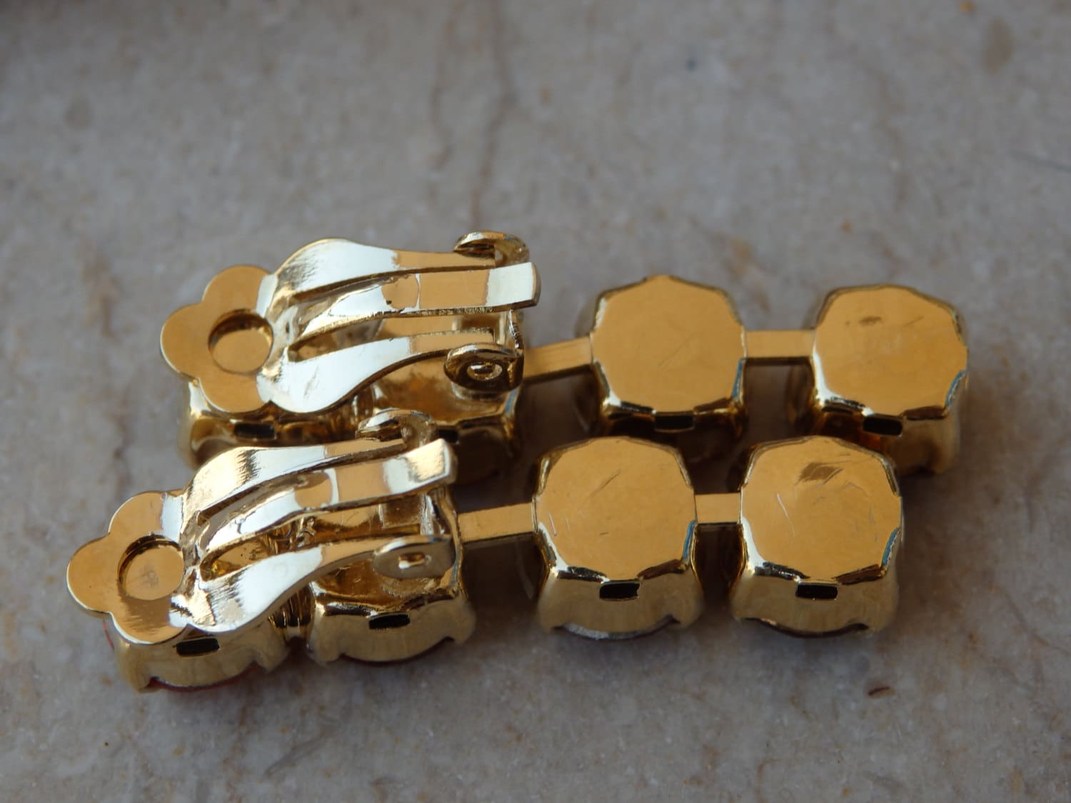 Navy blue hotsell clip earrings