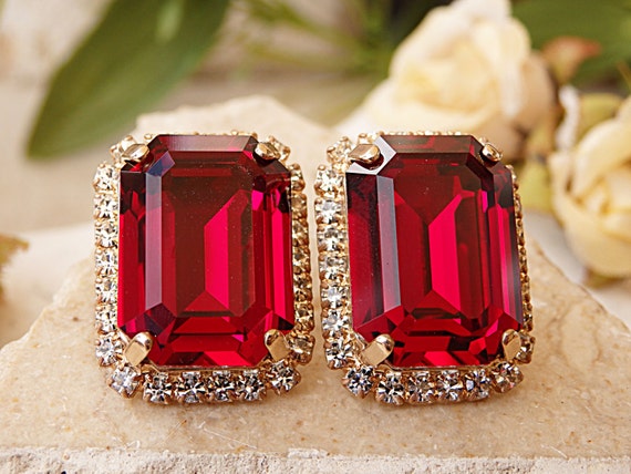 Ruby Red Studs Ruby Red Studs