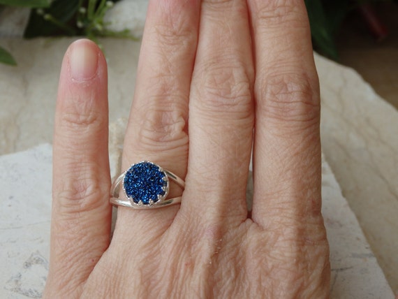 Druzy quartz ring clearance