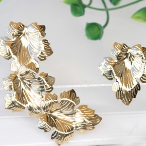 EAR CLIMBER EARRINGS, Ear Crawler Earrings, Leaf Ear Cuff, Bridal Unusual Climbing Earrings,Bridal Leaves Earrings, Bohemian Bride Jewelry