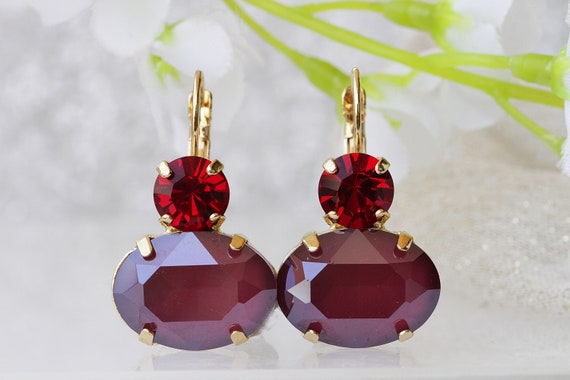 Buy ANTICO Traditional Ethnic Casual Western Maroon Oxidized Chain Jhumka  Jhumki Earrings for Girls Online at Best Prices in India - JioMart.