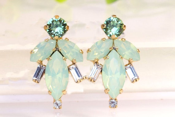 Mint earrings best sale wedding